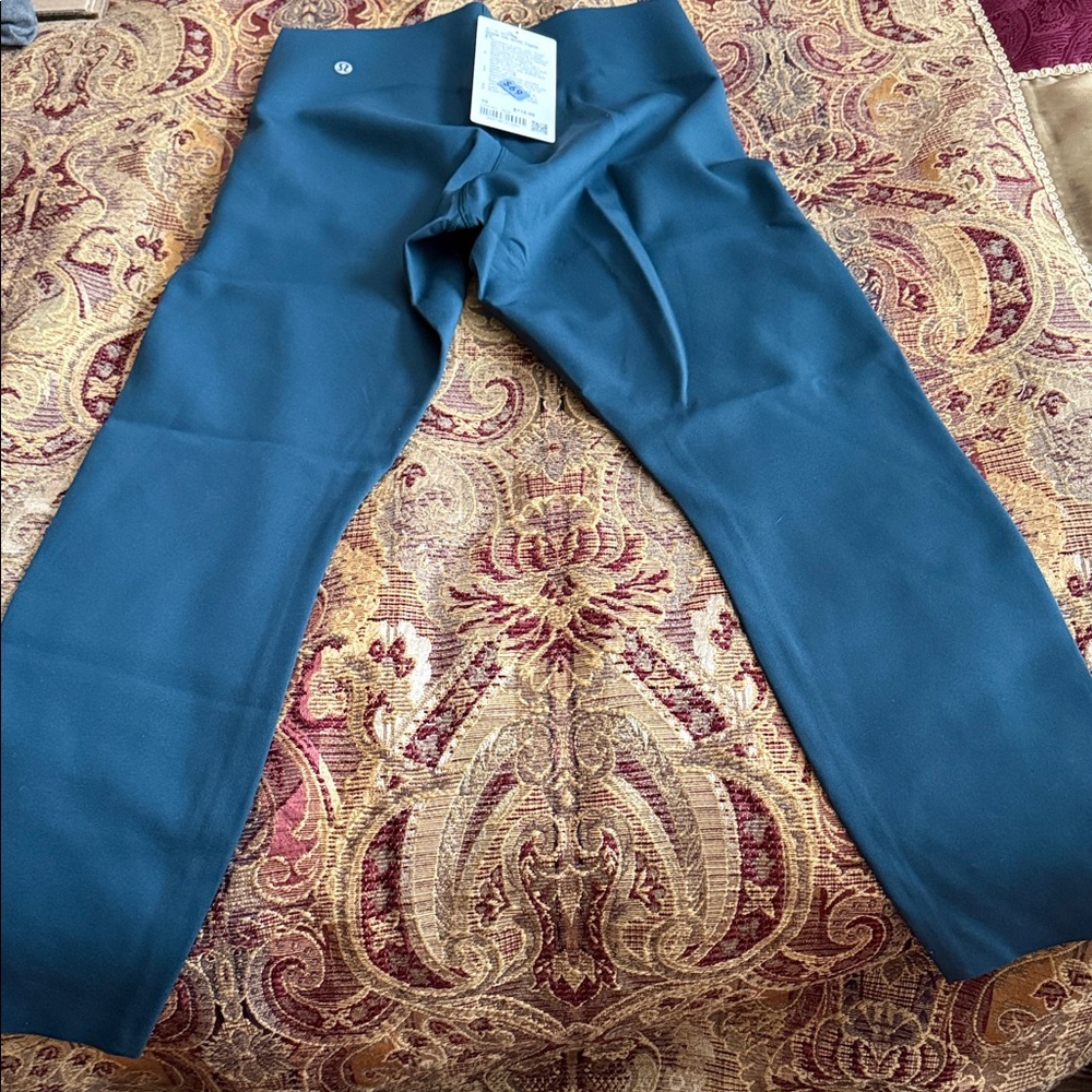 Teal Leggings from Lululemon size 10 brand new w tags.